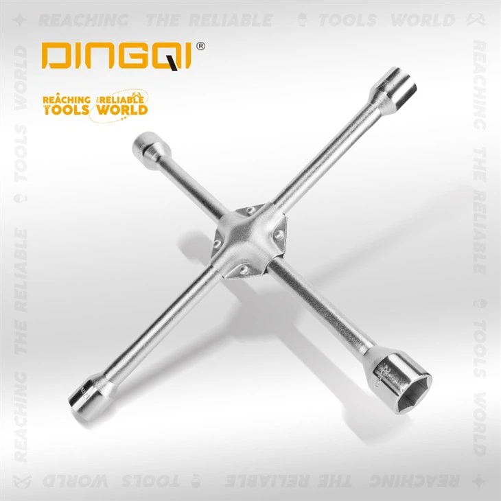Cross Wheel Tire Key Wrench 4 Way,Car Cross Wrench